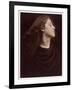 Portrait of Mary Hillier, C.1865/75-Julia Margaret Cameron-Framed Photographic Print