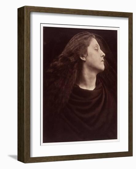 Portrait of Mary Hillier, C.1865/75-Julia Margaret Cameron-Framed Photographic Print