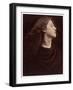 Portrait of Mary Hillier, C.1865/75-Julia Margaret Cameron-Framed Photographic Print