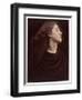 Portrait of Mary Hillier, C.1865/75-Julia Margaret Cameron-Framed Photographic Print