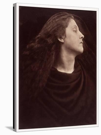 Portrait of Mary Hillier, C.1865/75-Julia Margaret Cameron-Stretched Canvas