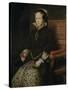 Portrait of Mary I of England, 1554-Antonis Mor-Stretched Canvas