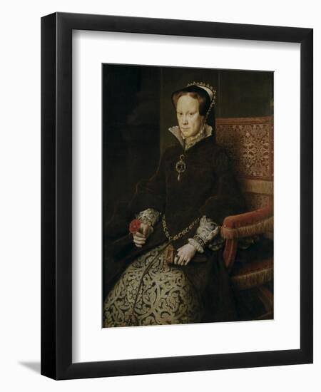 Portrait of Mary I of England, 1554-Antonis Mor-Framed Giclee Print