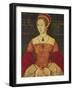 Portrait of Mary I or Mary Tudor (1516-58), Daughter of Henry VIII, at the Age of 28, 1544-Master John Of Samakov-Framed Giclee Print