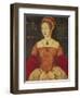 Portrait of Mary I or Mary Tudor (1516-58), Daughter of Henry VIII, at the Age of 28, 1544-Master John Of Samakov-Framed Giclee Print