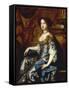 Portrait of Mary II (1662-94), when Princess of Orange-Peter Lely-Framed Stretched Canvas