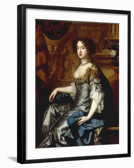 Portrait of Mary II (1662-94), when Princess of Orange-Peter Lely-Framed Giclee Print