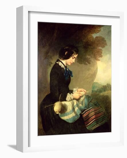 Portrait of Mary Isabella Grant-Sir Francis Grant-Framed Giclee Print