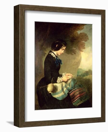 Portrait of Mary Isabella Grant-Sir Francis Grant-Framed Giclee Print