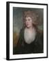 Portrait of Mary Macdonnell Chichester in an Original Frame by the Artist-George Romney-Framed Giclee Print