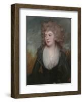 Portrait of Mary Macdonnell Chichester in an Original Frame by the Artist-George Romney-Framed Giclee Print