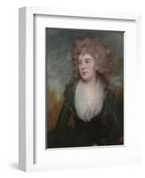 Portrait of Mary Macdonnell Chichester in an Original Frame by the Artist-George Romney-Framed Giclee Print