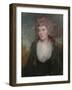 Portrait of Mary Macdonnell Chichester in an Original Frame by the Artist-George Romney-Framed Giclee Print