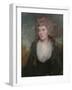 Portrait of Mary Macdonnell Chichester in an Original Frame by the Artist-George Romney-Framed Giclee Print