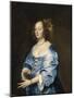 Portrait of Mary (Née Ruthve), Lady Van Dyck-Sir Anthony Van Dyck-Mounted Giclee Print