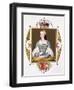 Portrait of Mary of Guise (1515-60) Queen of Scotland from "Memoirs of Court of Queen Elizabeth"-Sarah Countess Of Essex-Framed Giclee Print