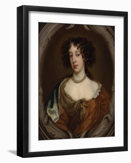 Portrait of Mary of Modena, Duchess of York-Sir Peter Lely-Framed Giclee Print