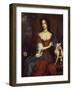 Portrait of Mary of Modena, Queen of James II, circa 1656-1687-William Wissing-Framed Giclee Print