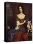 Portrait of Mary of Modena, Queen of James II, circa 1656-1687-William Wissing-Stretched Canvas