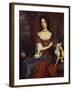 Portrait of Mary of Modena, Queen of James II, circa 1656-1687-William Wissing-Framed Giclee Print