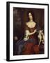 Portrait of Mary of Modena, Queen of James II, circa 1656-1687-William Wissing-Framed Giclee Print