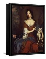 Portrait of Mary of Modena, Queen of James II, circa 1656-1687-William Wissing-Framed Stretched Canvas