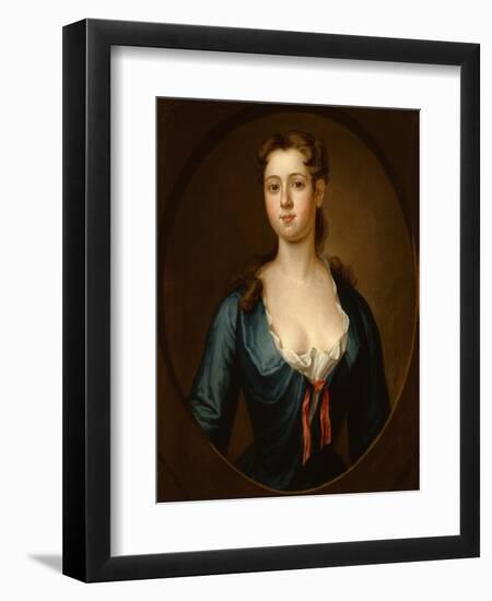 Portrait of Mary Pemberton, 1734 (Oil on Canvas)-John Smibert-Framed Giclee Print