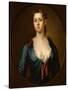 Portrait of Mary Pemberton, 1734 (Oil on Canvas)-John Smibert-Stretched Canvas