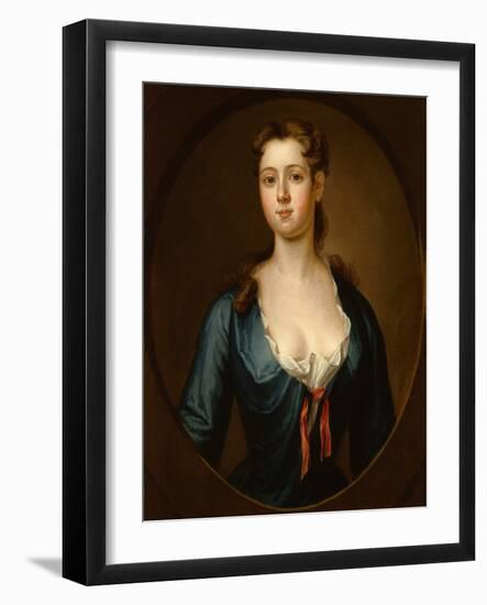 Portrait of Mary Pemberton, 1734 (Oil on Canvas)-John Smibert-Framed Giclee Print