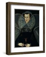 Portrait of Mary Queen of Scots (1542-87)-null-Framed Giclee Print