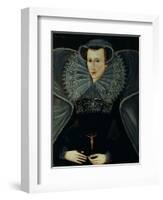 Portrait of Mary Queen of Scots (1542-87)-null-Framed Giclee Print