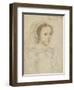 Portrait of Mary, Queen of Scots, C.1549-Francois Clouet-Framed Giclee Print