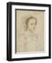 Portrait of Mary, Queen of Scots, C.1549-Francois Clouet-Framed Giclee Print