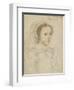 Portrait of Mary, Queen of Scots, C.1549-Francois Clouet-Framed Giclee Print