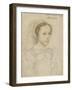 Portrait of Mary, Queen of Scots, C.1549-Francois Clouet-Framed Giclee Print