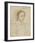 Portrait of Mary, Queen of Scots, C.1549-Francois Clouet-Framed Giclee Print