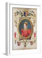 Portrait of Mary Queen of Scots from "Memoirs of the Court of Queen Elizabeth," Published in 1825-Sarah Countess Of Essex-Framed Giclee Print