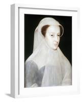 Portrait of Mary, Queen of Scots-Francois Clouet-Framed Giclee Print