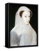 Portrait of Mary, Queen of Scots-Francois Clouet-Framed Stretched Canvas