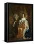 Portrait of Mary Stuart, Wife of Prince William III-Caspar Netscher-Framed Stretched Canvas