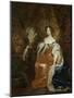 Portrait of Mary Stuart, Wife of Prince William III-Caspar Netscher-Mounted Art Print