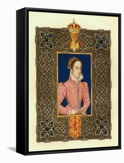 Portrait of Mary Stuart-null-Framed Stretched Canvas