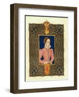 Portrait of Mary Stuart-null-Framed Giclee Print