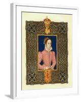 Portrait of Mary Stuart-null-Framed Giclee Print