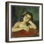 Portrait of Mary, the Artist's Daughter-Franz von Stuck-Framed Giclee Print