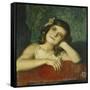 Portrait of Mary, the Artist's Daughter-Franz von Stuck-Framed Stretched Canvas