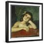 Portrait of Mary, the Artist's Daughter-Franz von Stuck-Framed Premium Giclee Print