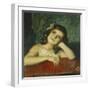 Portrait of Mary, the Artist's Daughter-Franz von Stuck-Framed Premium Giclee Print