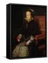 Portrait of Mary Tudor, Queen of England-Anthonis Mor-Framed Stretched Canvas