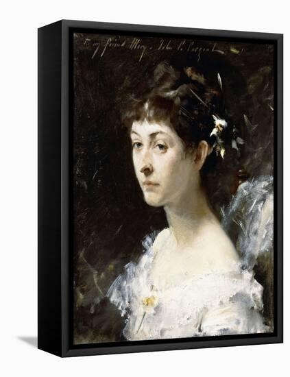 Portrait of Mary Turner Austin, C.1878-John Singer Sargent-Framed Stretched Canvas